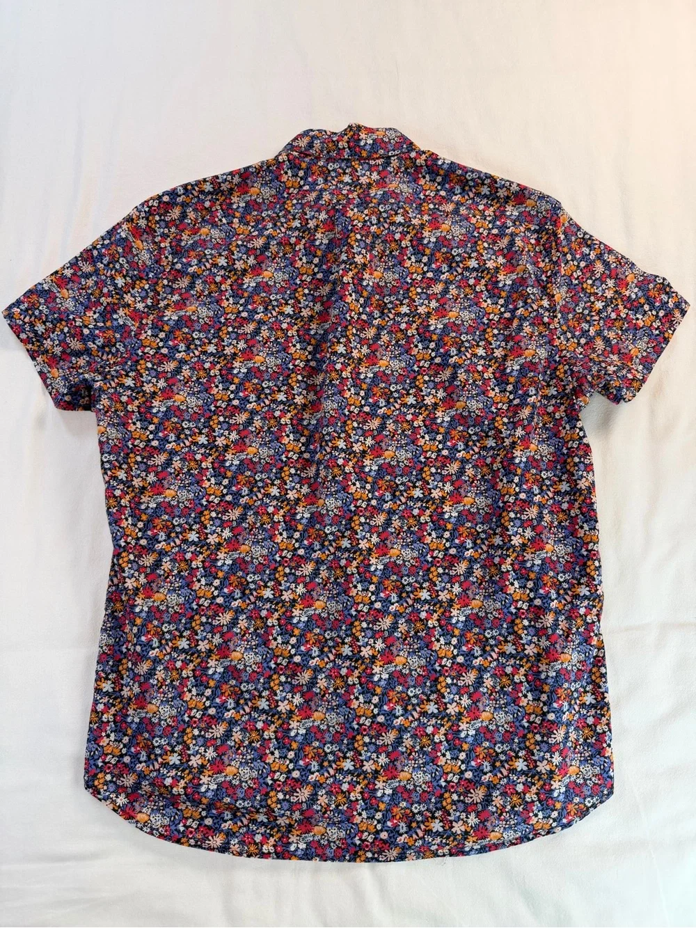J Crew Liberty of London Men’s Slim Fit Floral Short Sleeve Button Down